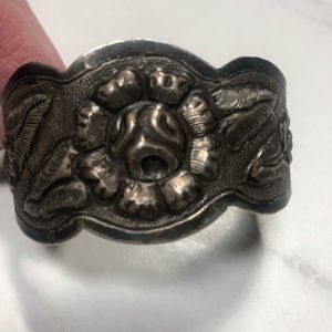 Vintage silver cuff bracelet
